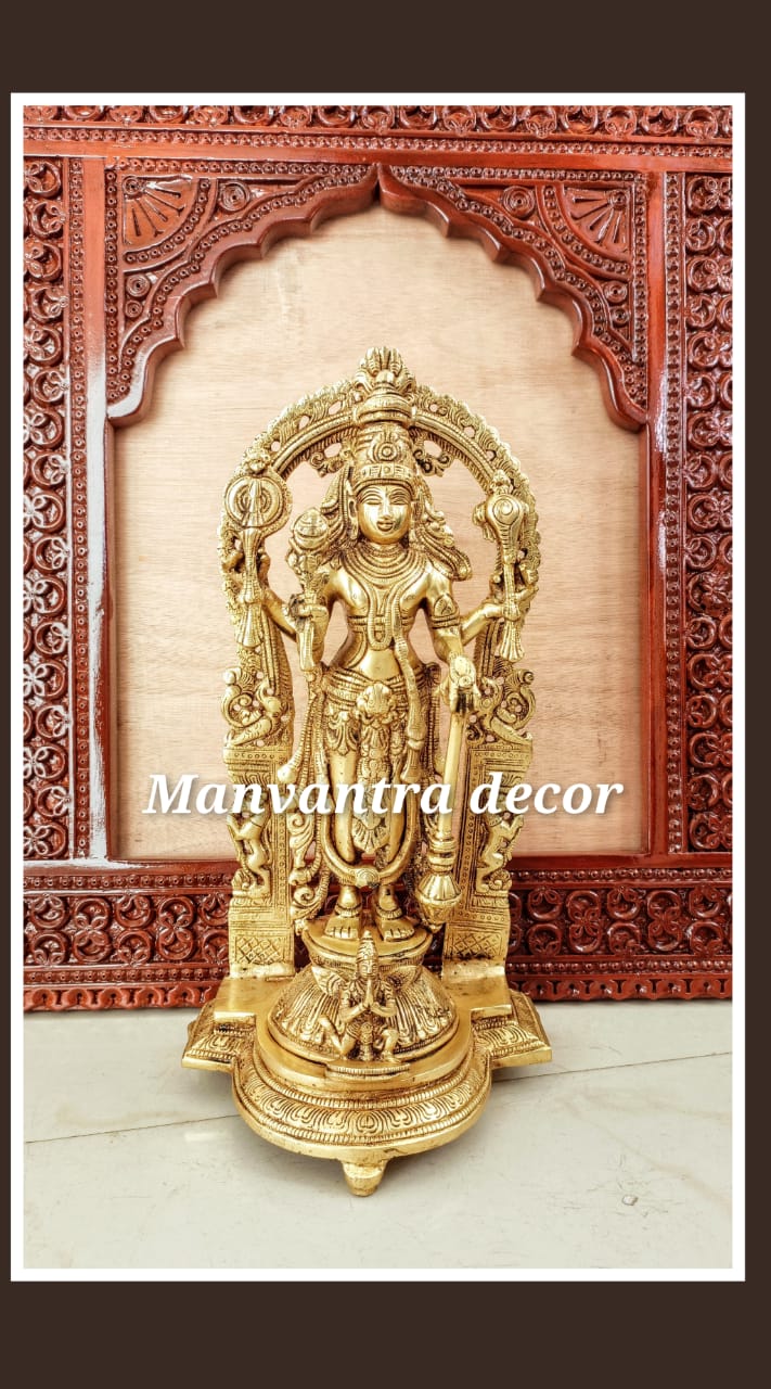 Brass Tirupathi Balaji / Venkateswara/ Vishnu