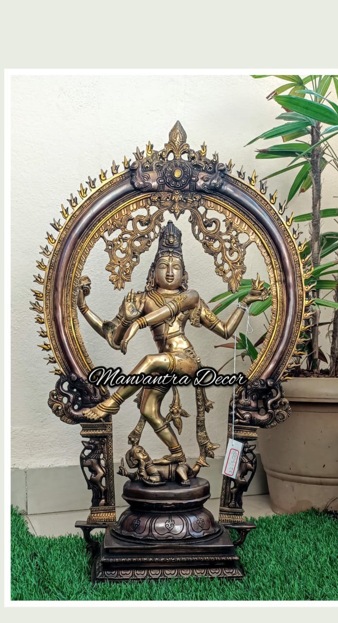 Brass Shiva & Nataraja idols