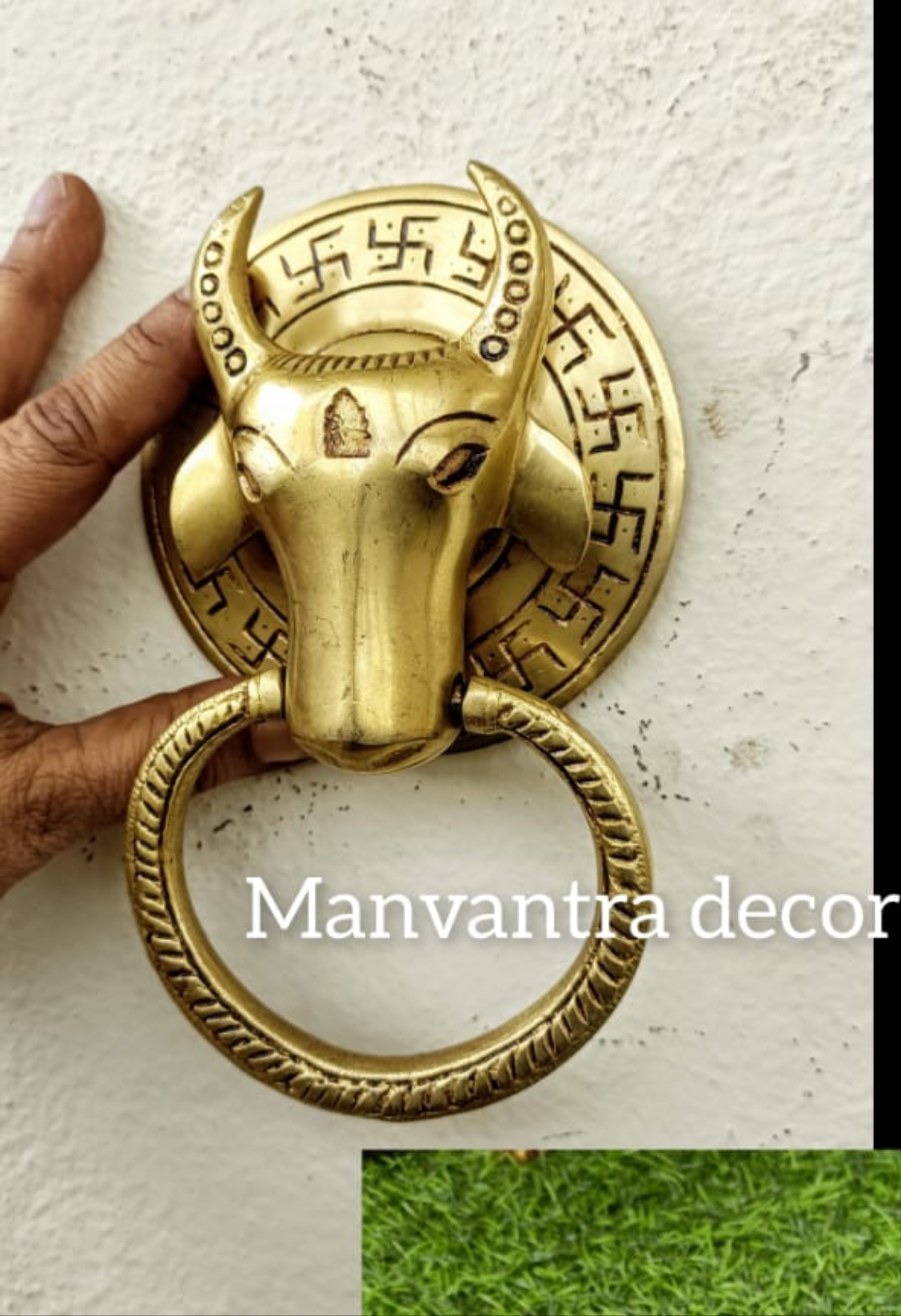 Door knocker sheep design