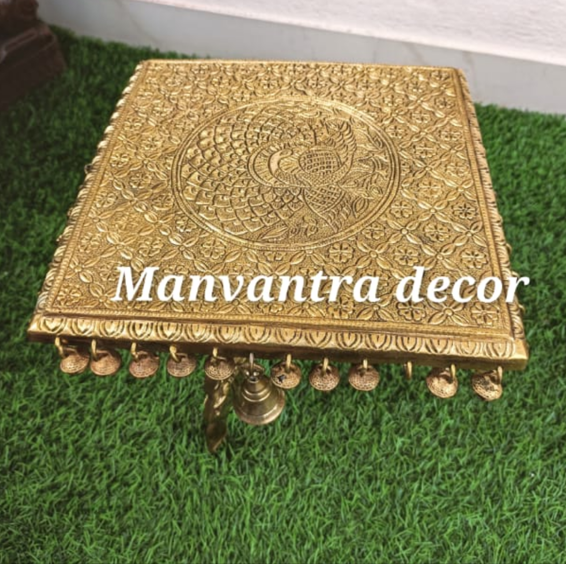 Brass chowki/ stool