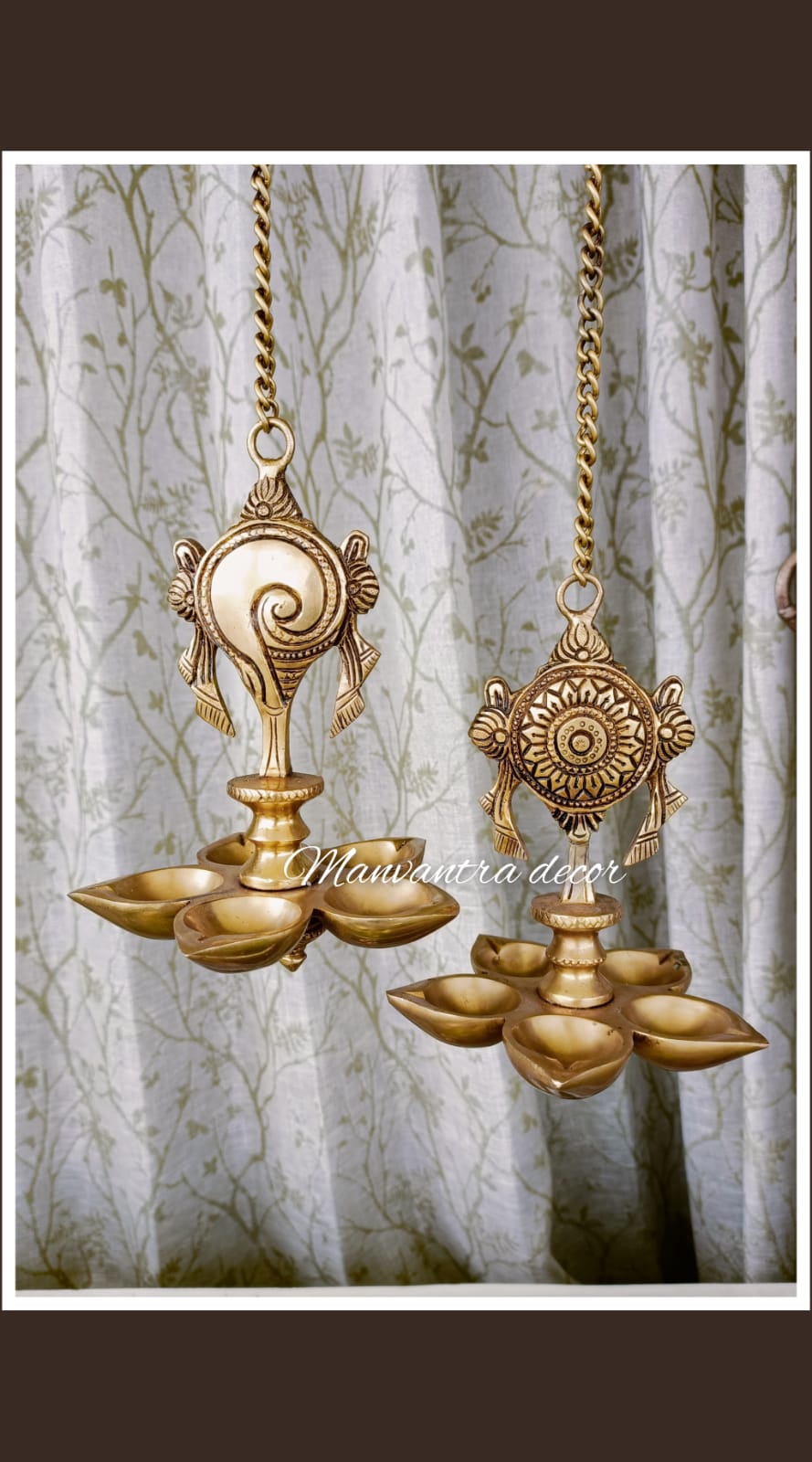 Shanku chakra Diya set