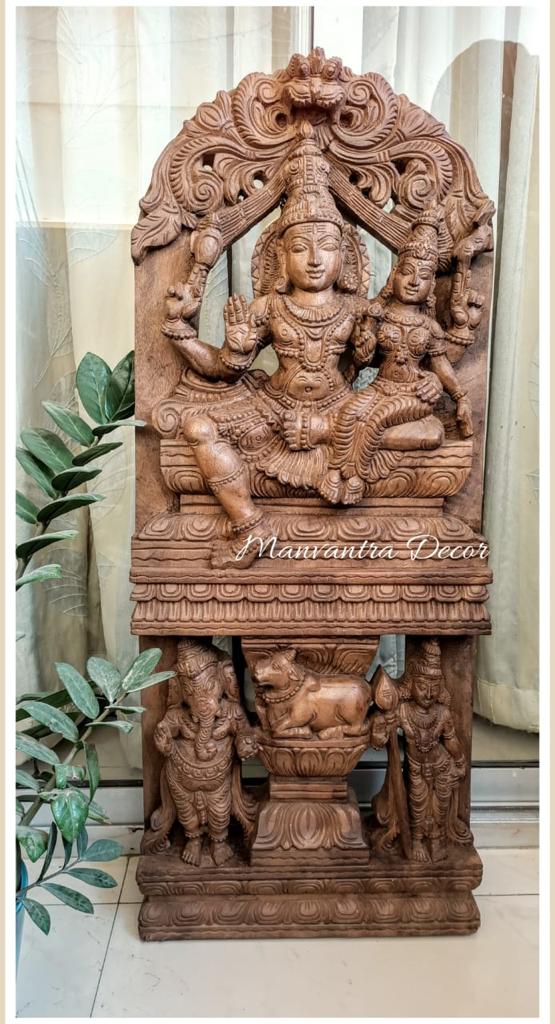 3 feet Shiv Pariwar wall panel