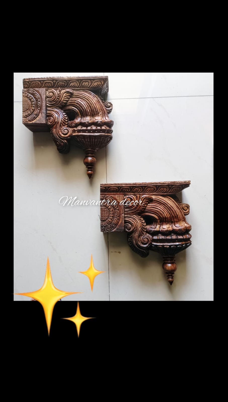Decorative Corbels/brackets pair