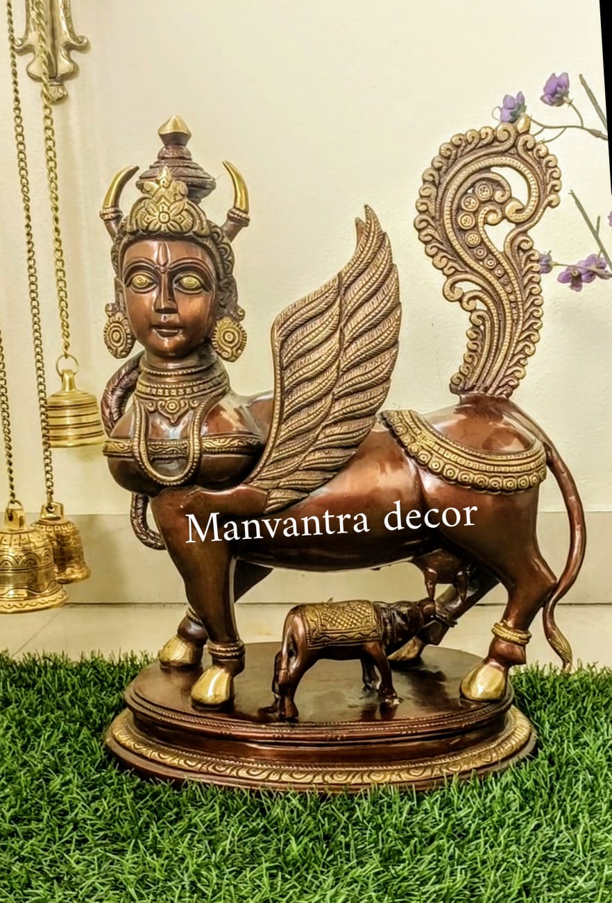 Kamdhenu cow with calf
