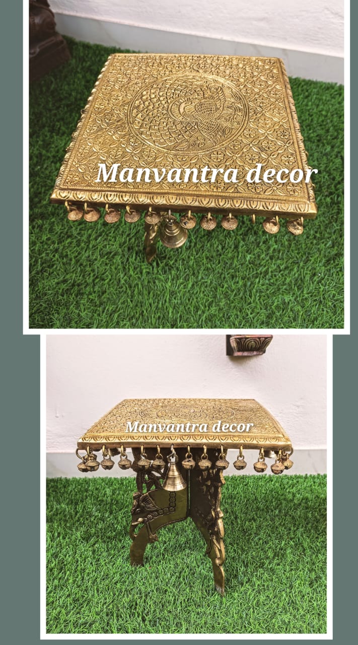 Brass chowki/ stool