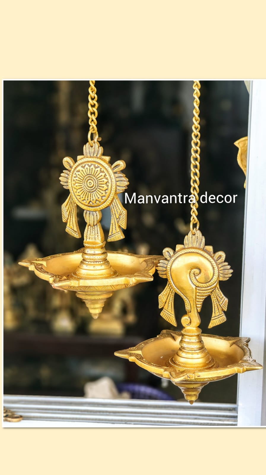 Shanku chakra Diya set