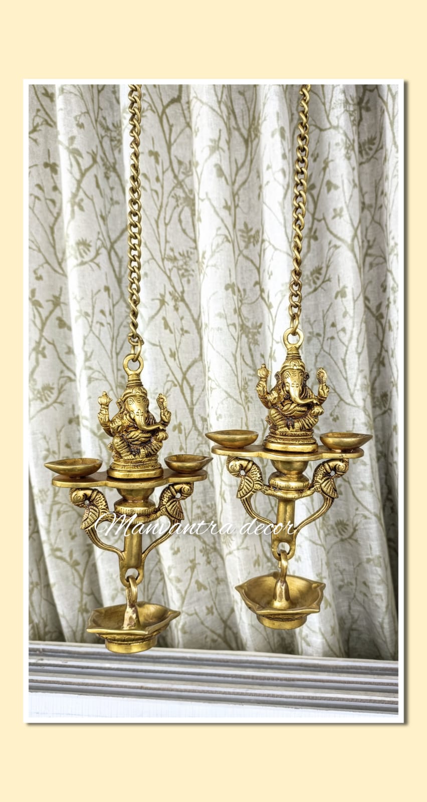 Hanging ganesh Diya