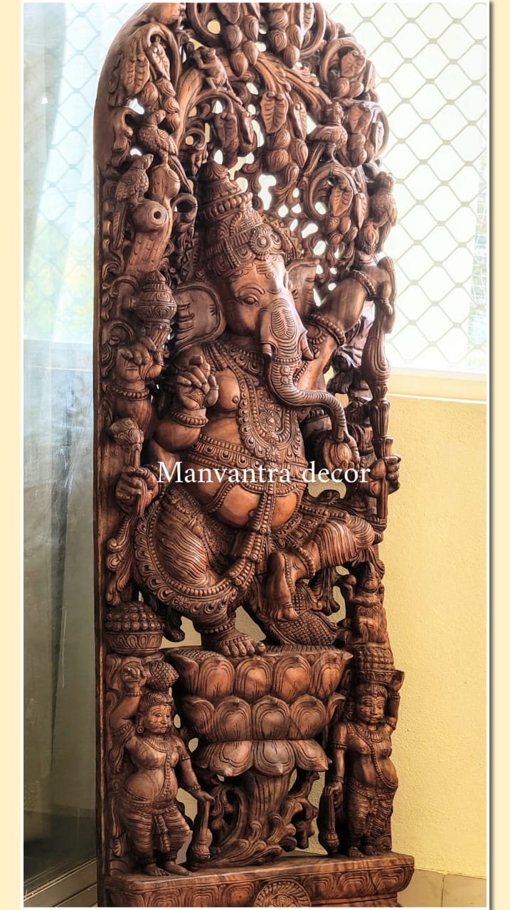 6 feet Ganesha wall panel