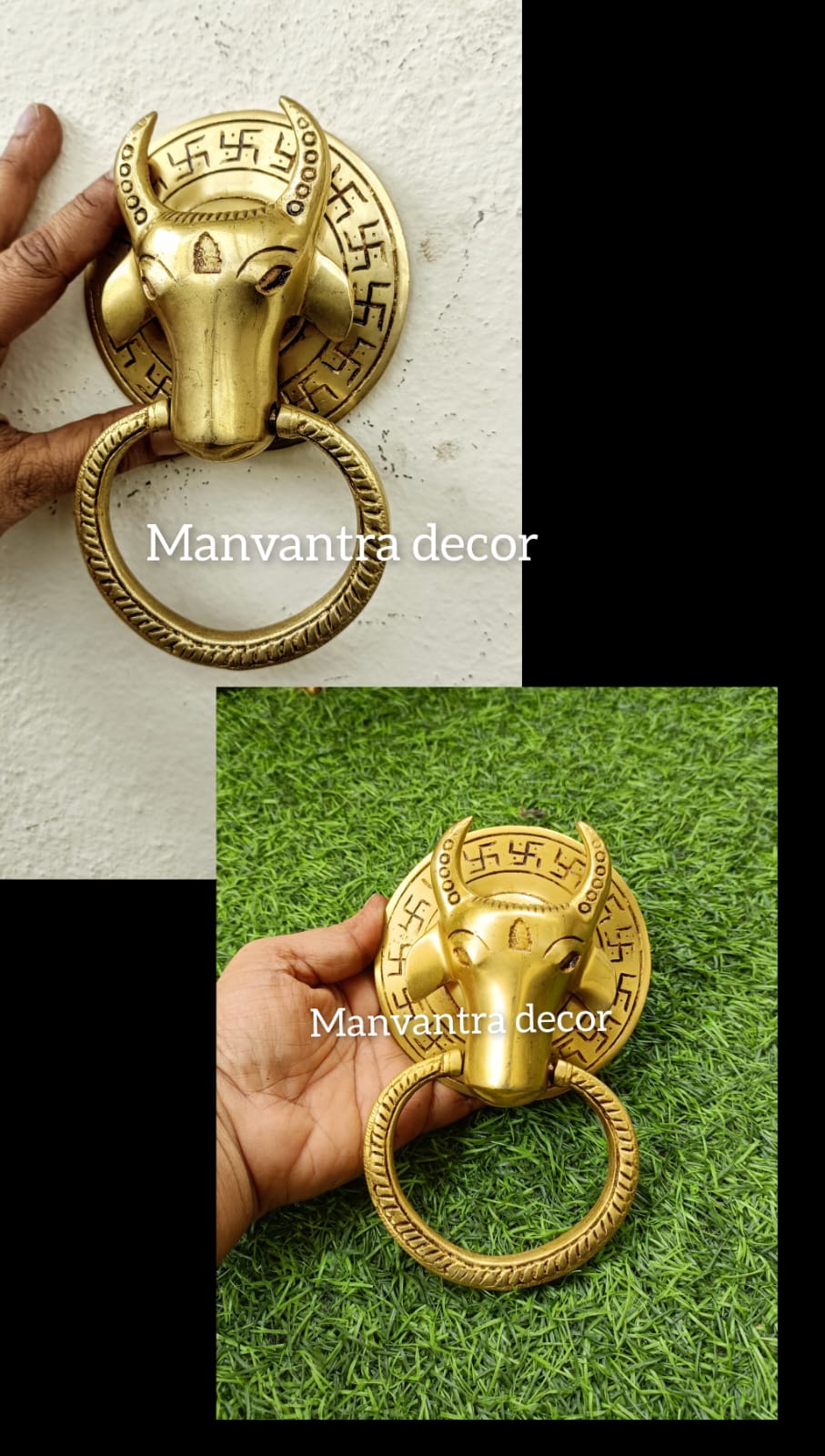 Door knocker sheep design