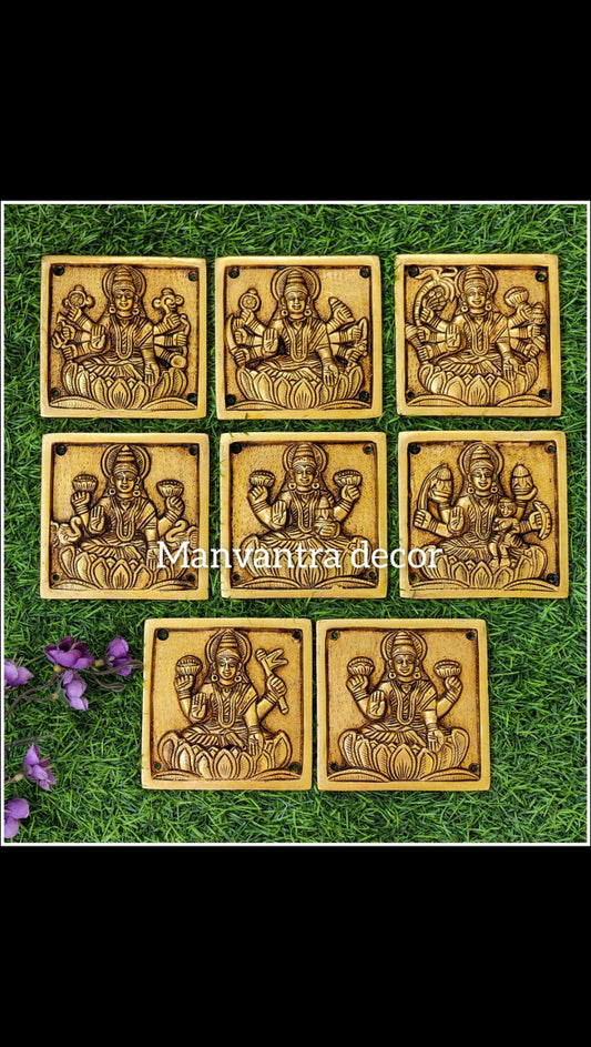 Ashtalakshmi small plates set