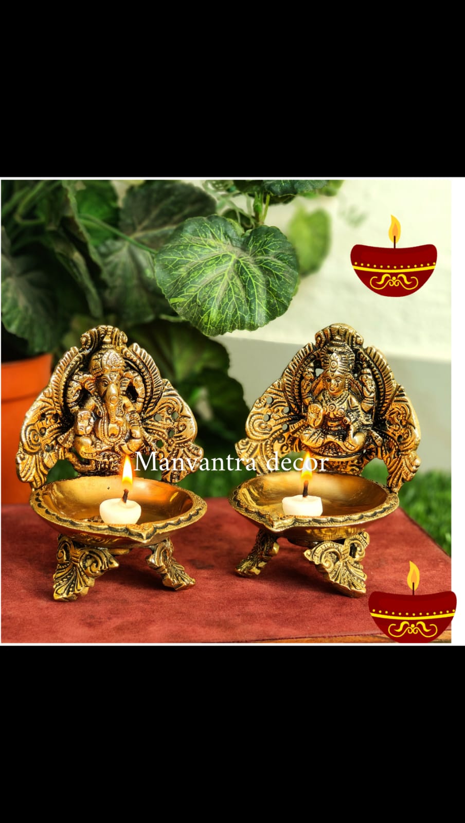 Diya Lakshmi & Ganesh set