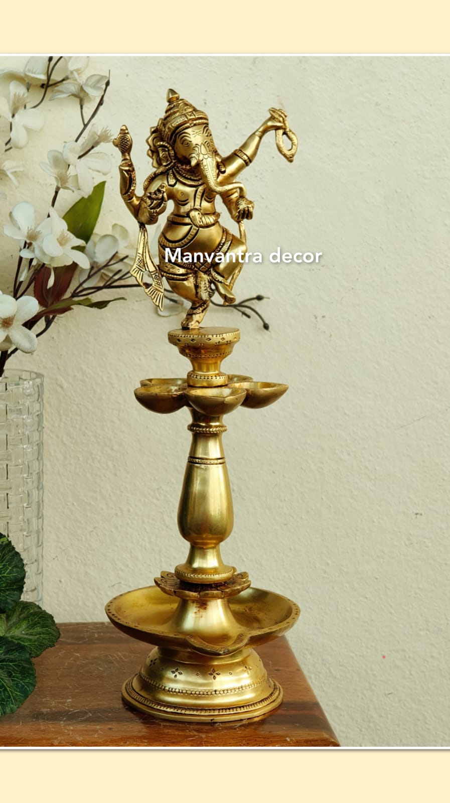 Dancing Ganesh lamp
