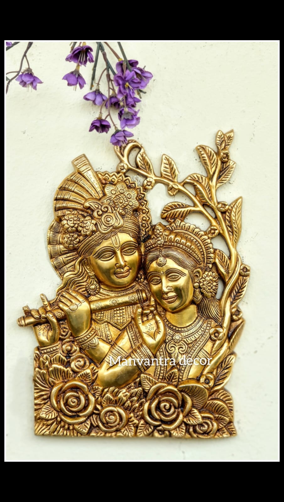 Radha Krishna wall hang