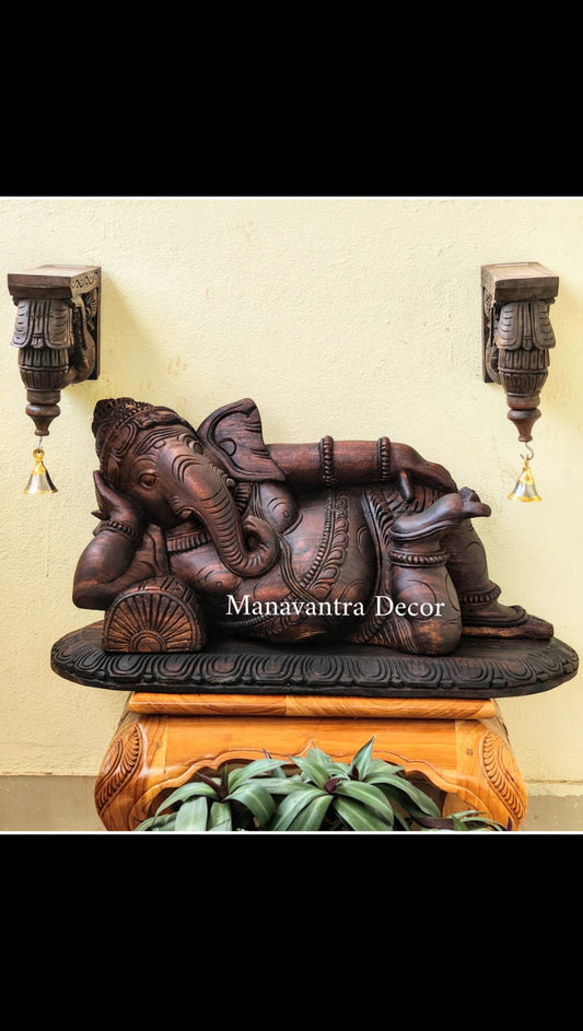 Lying Ganesh idol