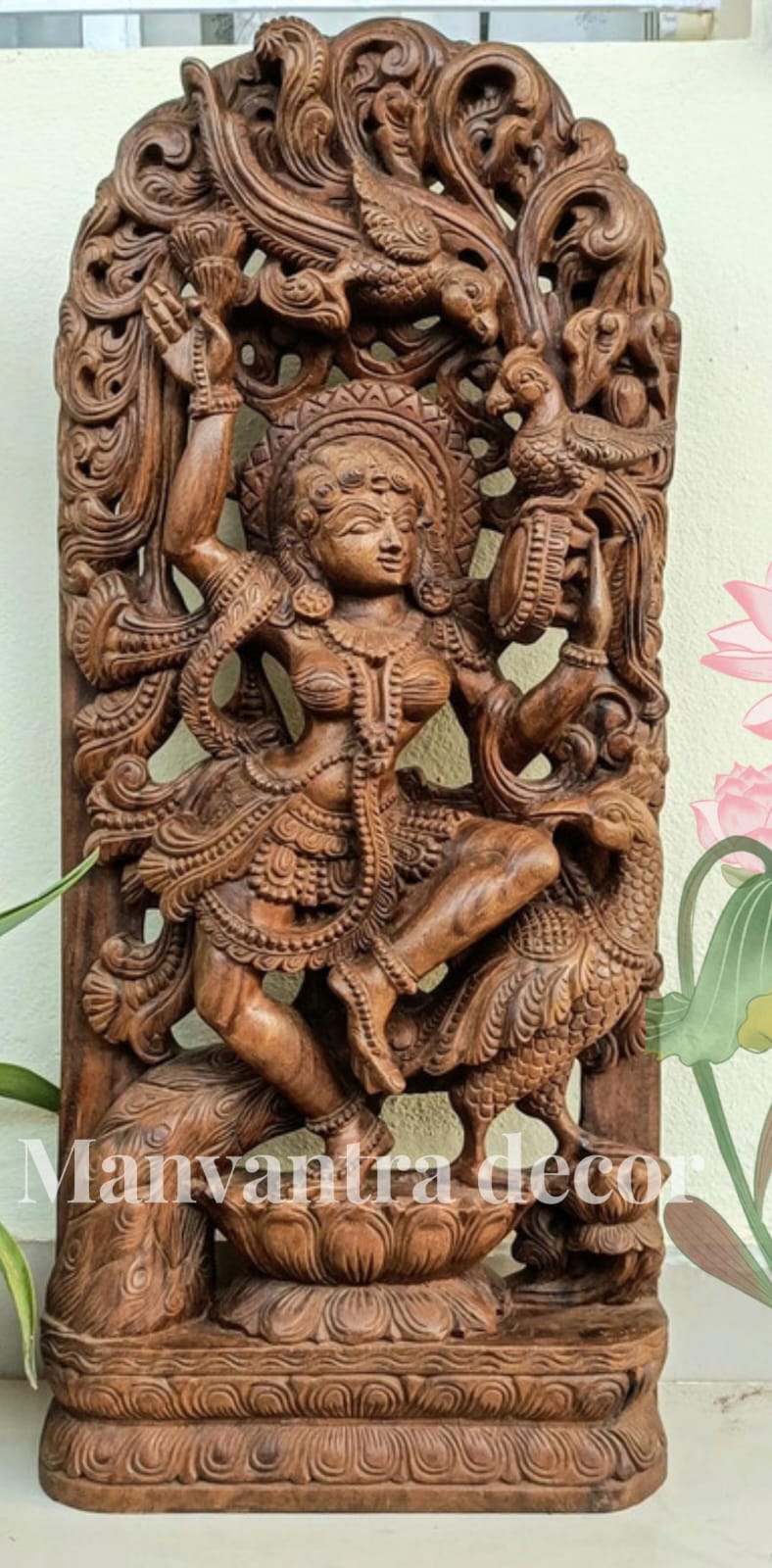 3 feet Mirror Lady wall panel