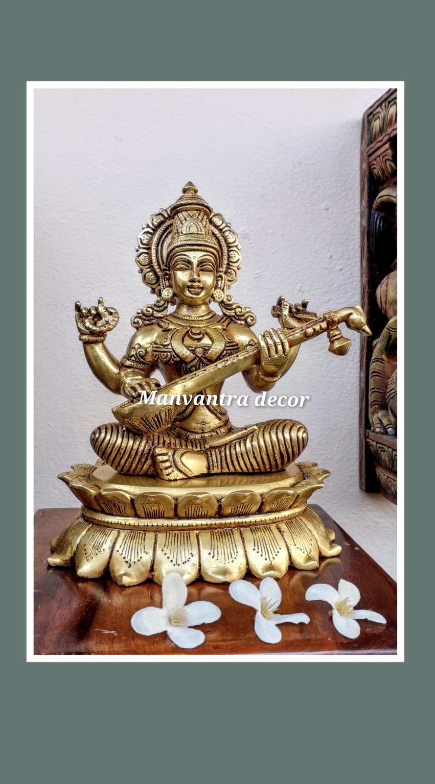 Saraswati idol.