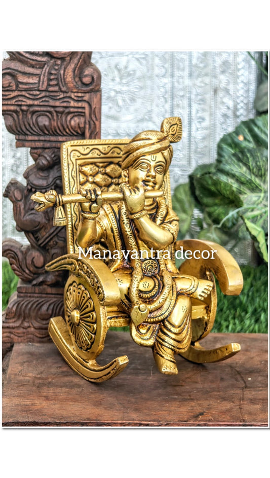 Chair Krishna idol