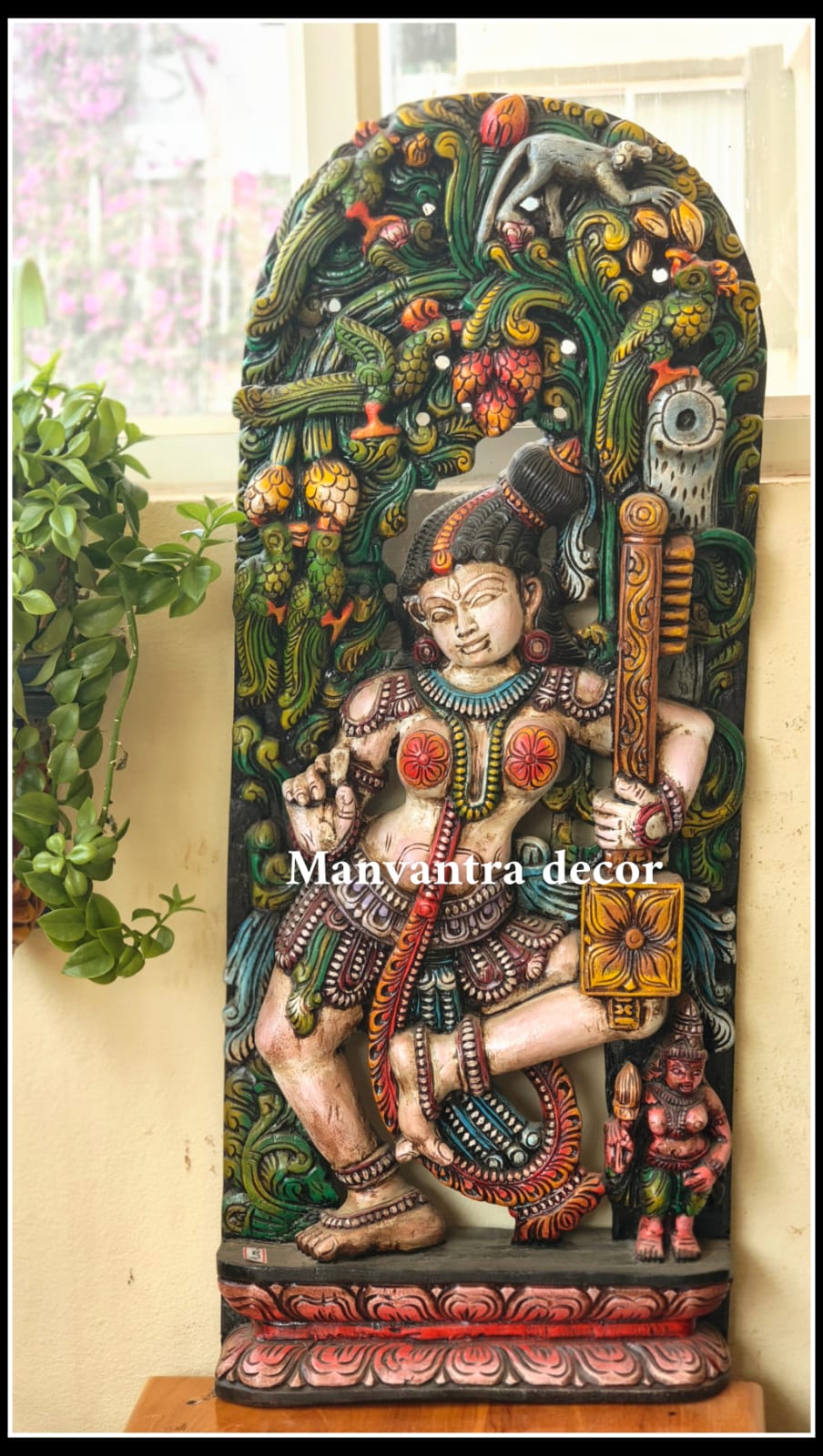 3 feet Apsara wall panel