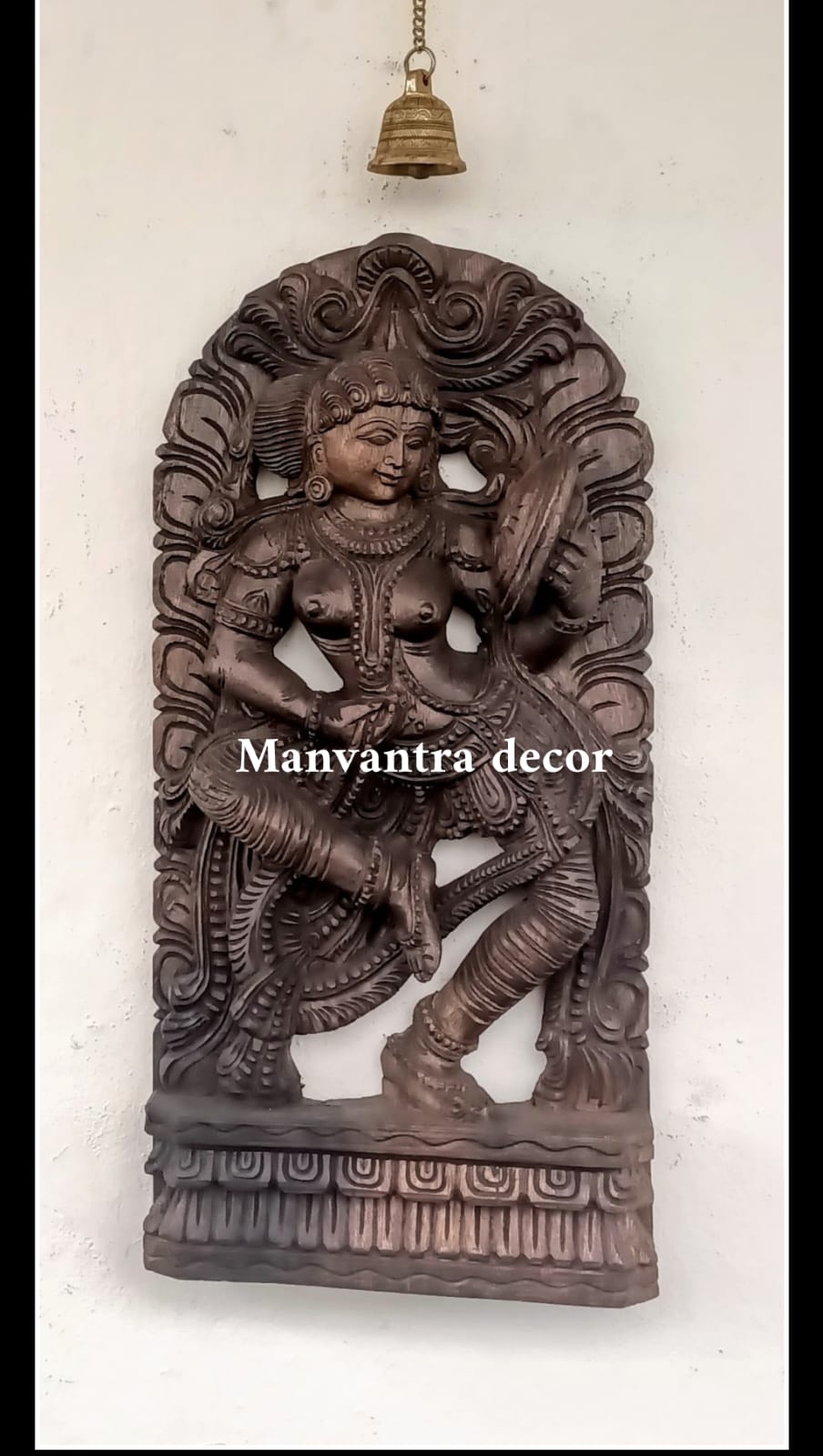 2 feet Dancing Apsara wall panel