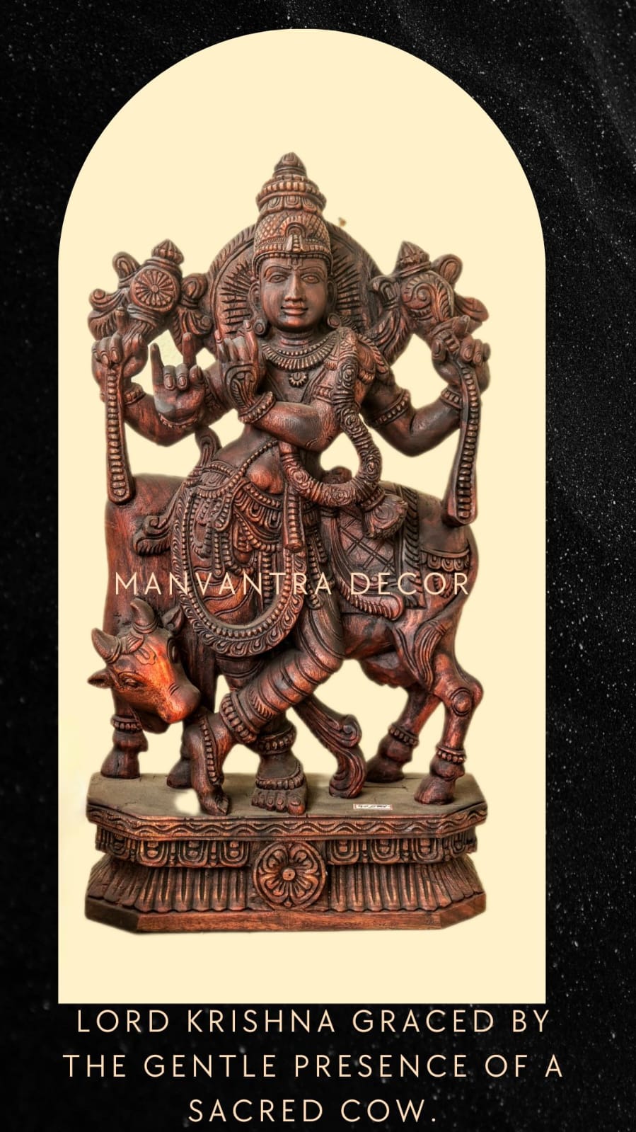 Krishna with cow