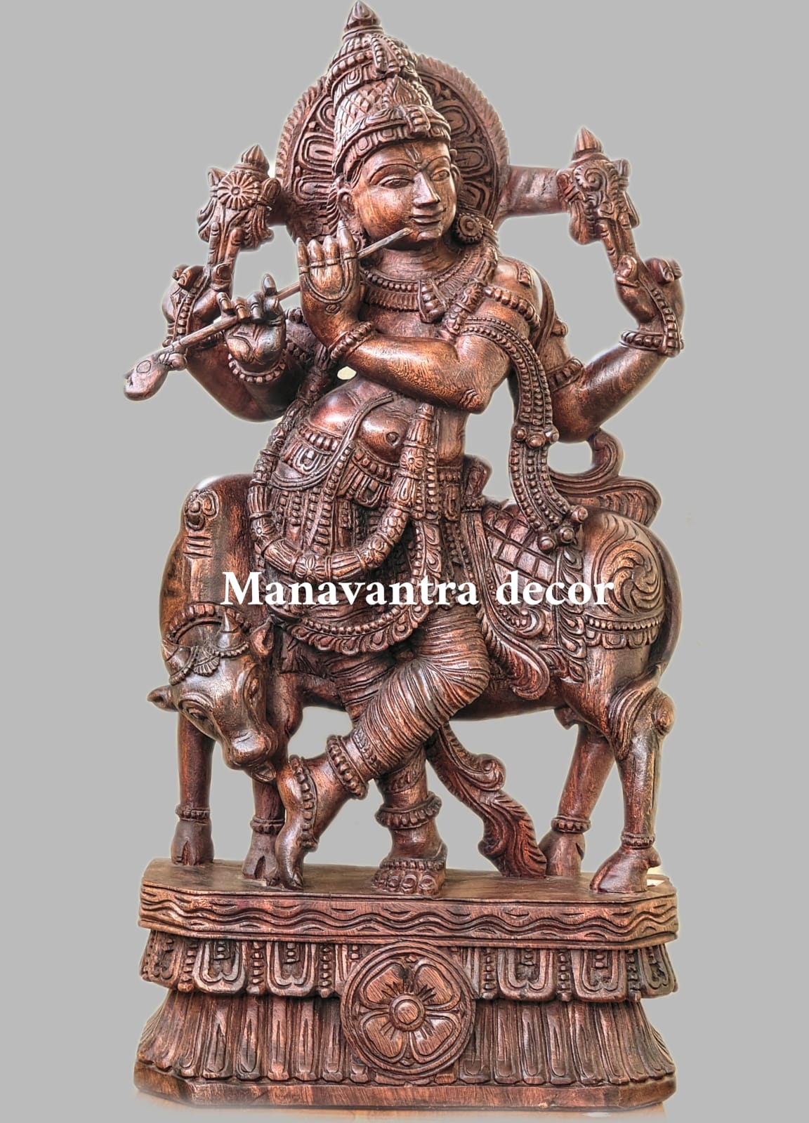 Krishna with cow