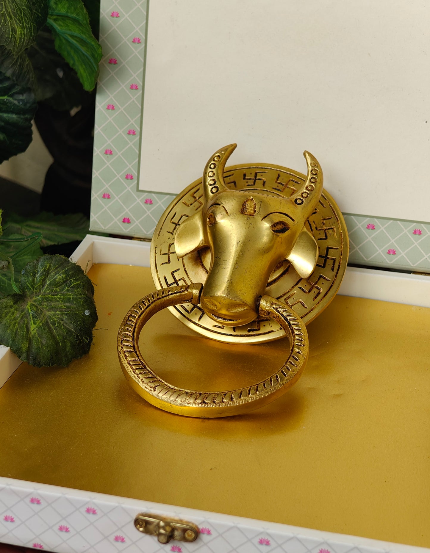 Door knocker sheep design