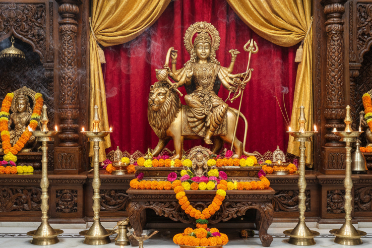 Durga idol
