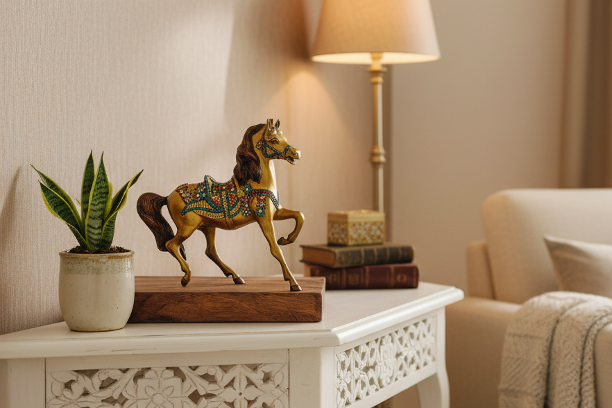 Horse statue