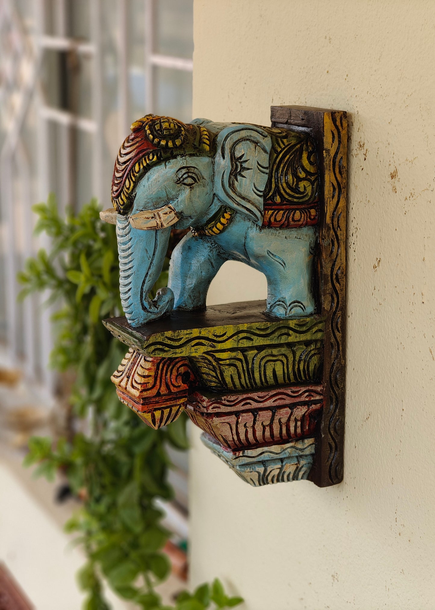 Corbels/Brackets pair -elephant coloured