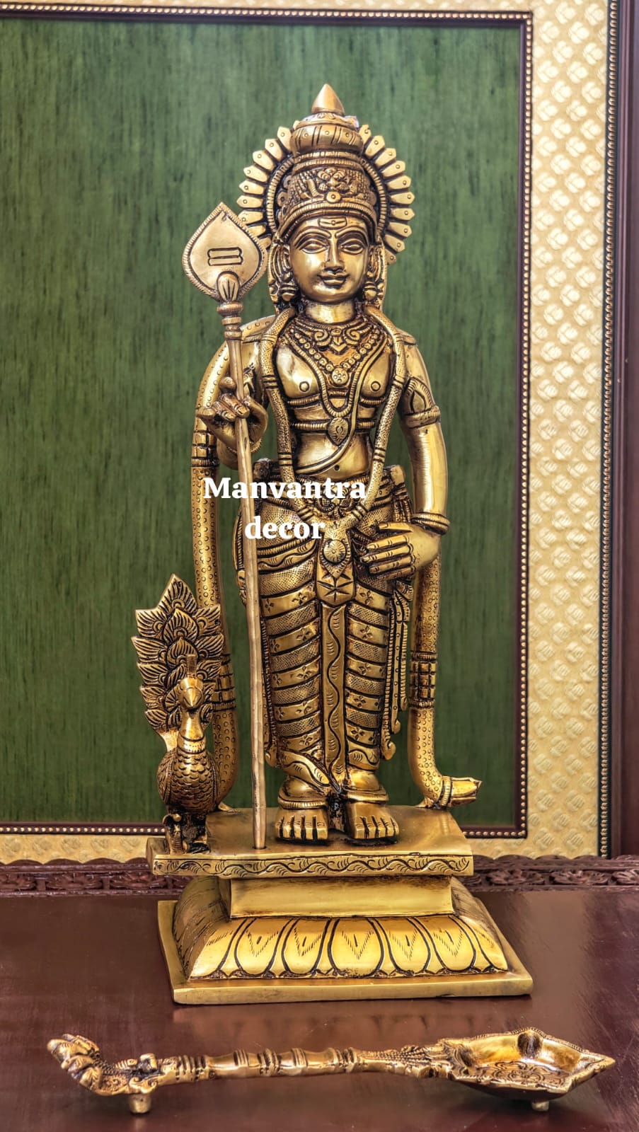 Murugan/Karthikeyan idol in brass