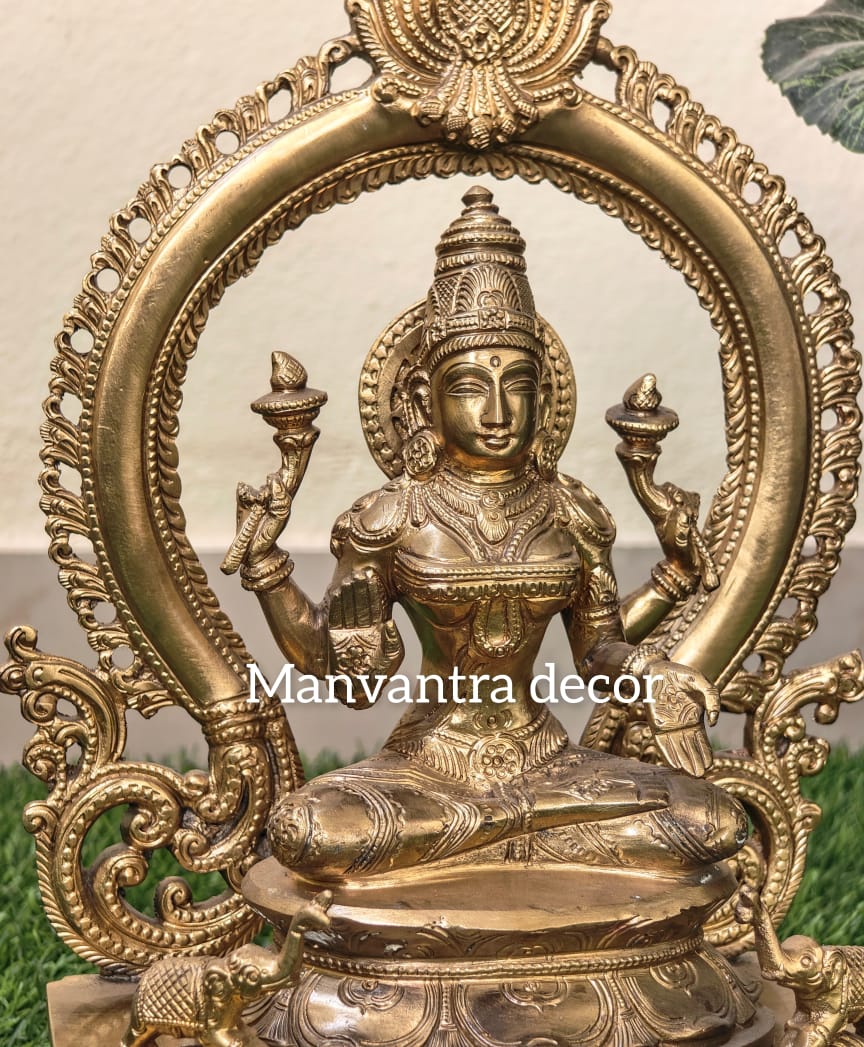 Bronze Lakshmi idol