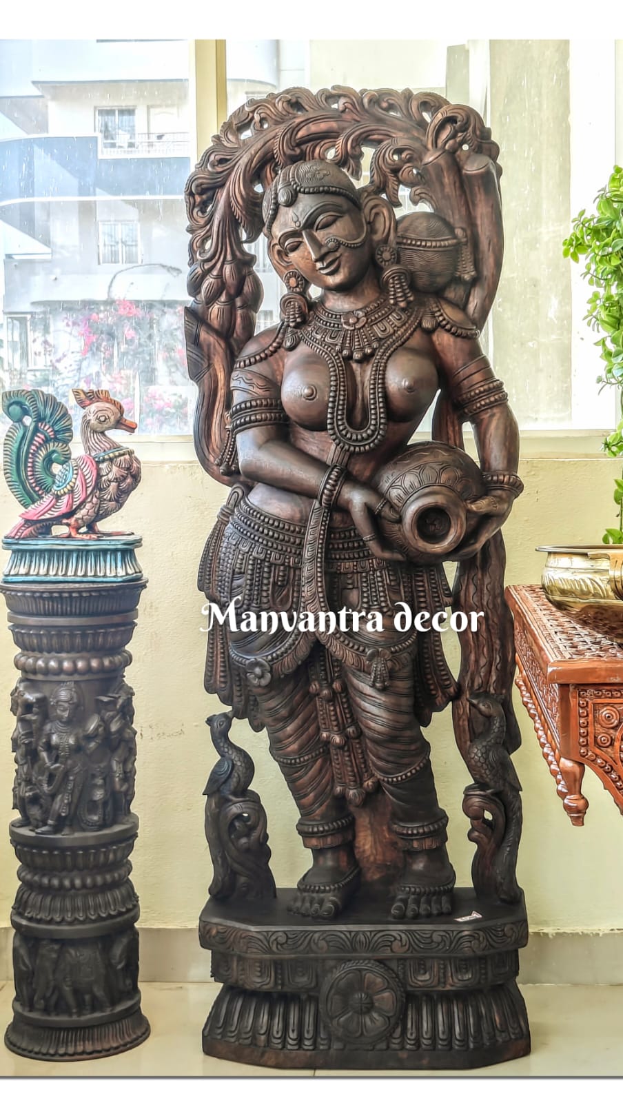 Apsara statue