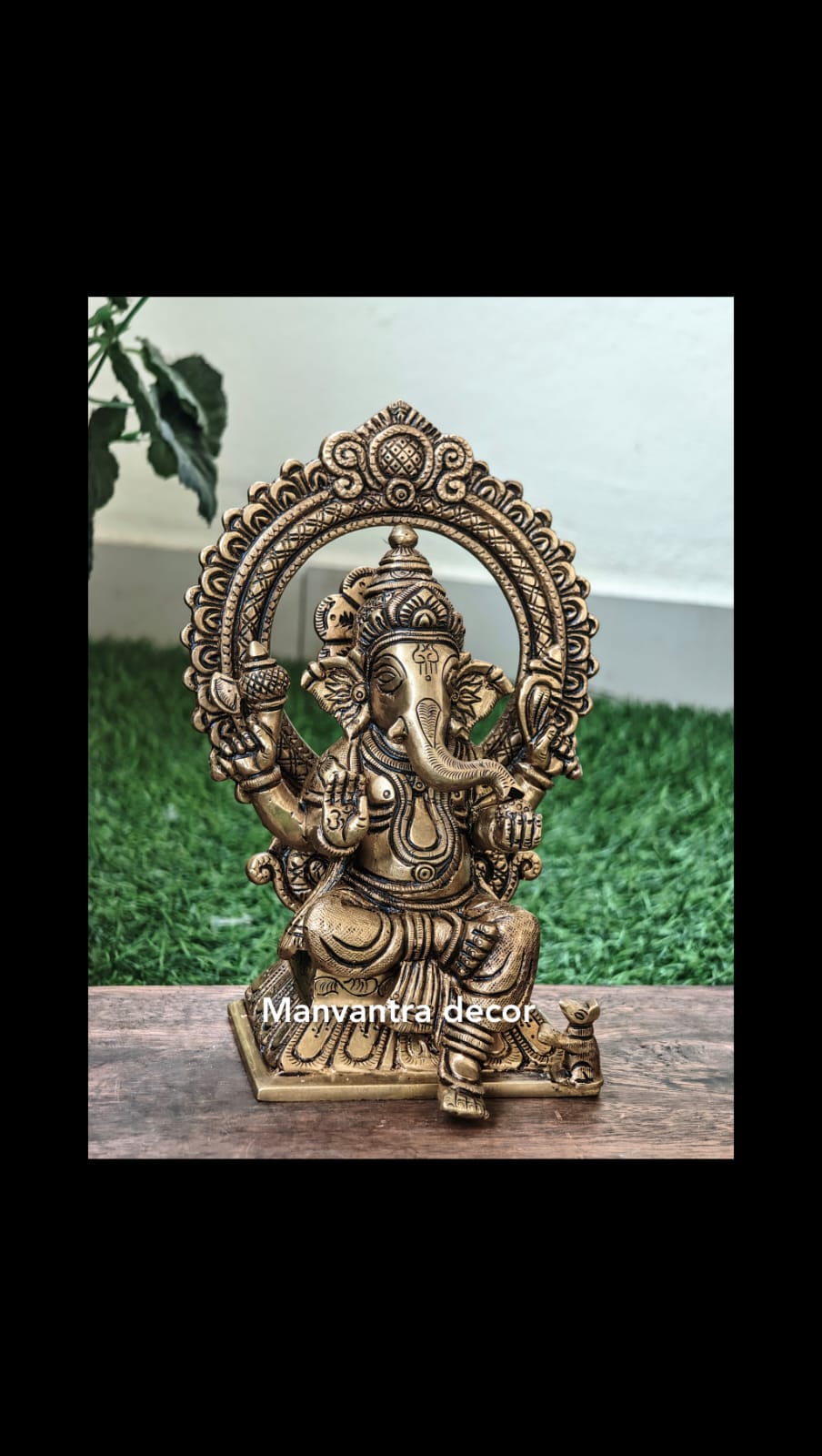 Ganesha idol in brass