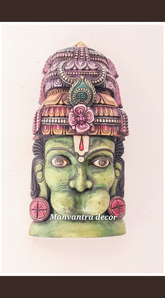 Hanuman wall face .