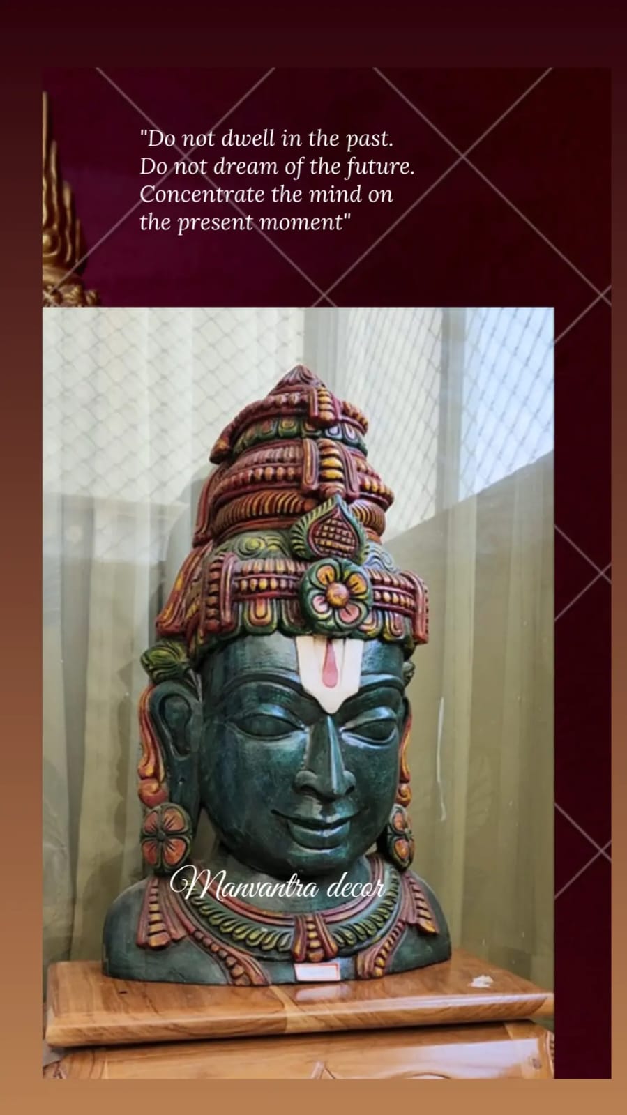 Lord Vishnu bust