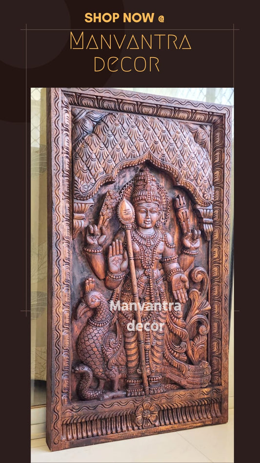 Wall panel - lord Murugan/Karthikeyan