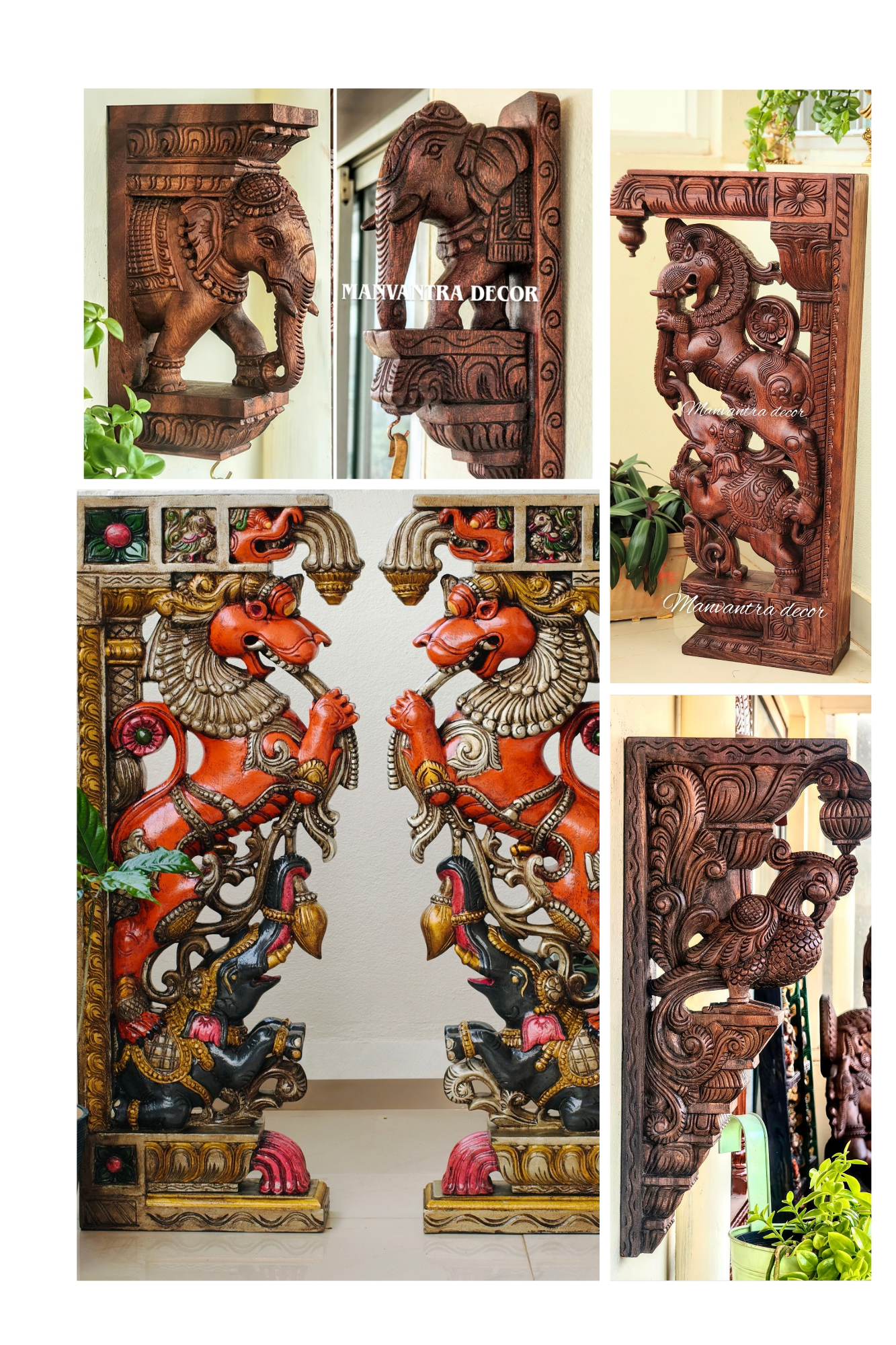 Artistic Wooden brackets (corbels)