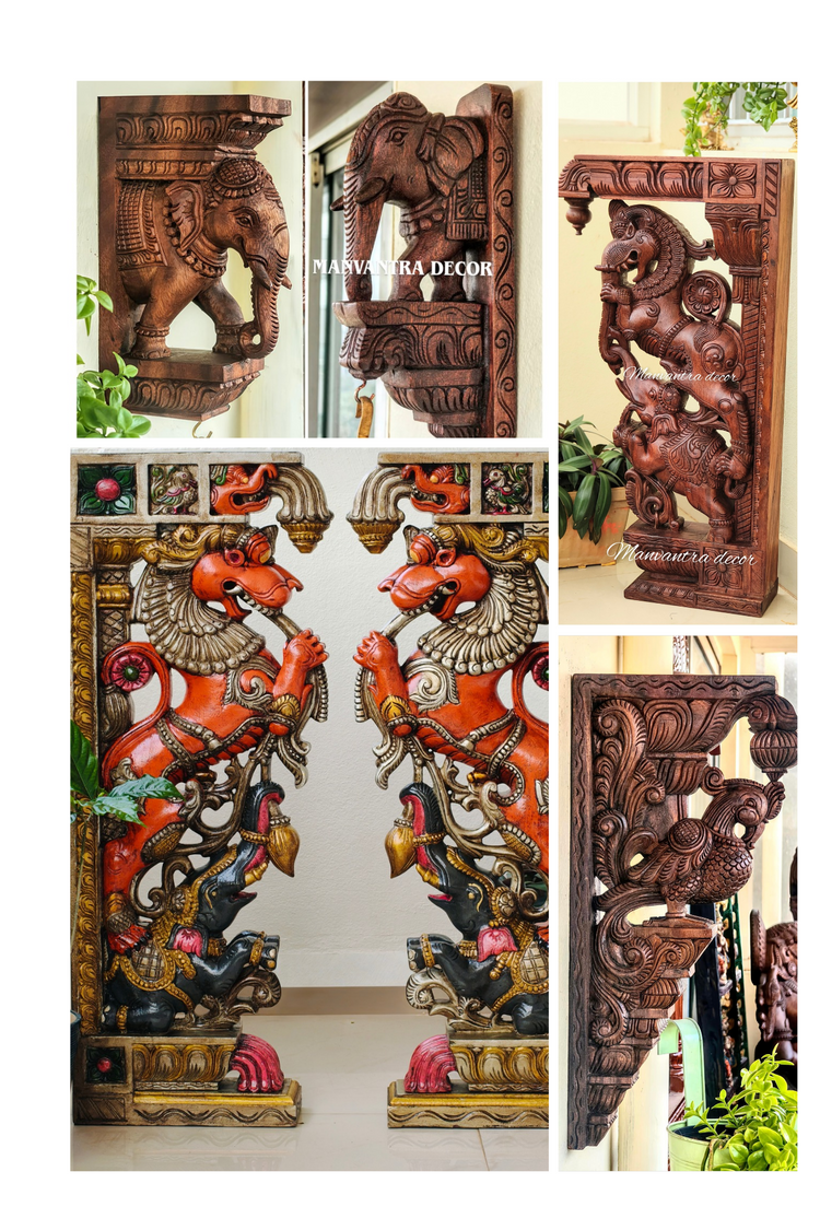 Artistic Wooden brackets (corbels)