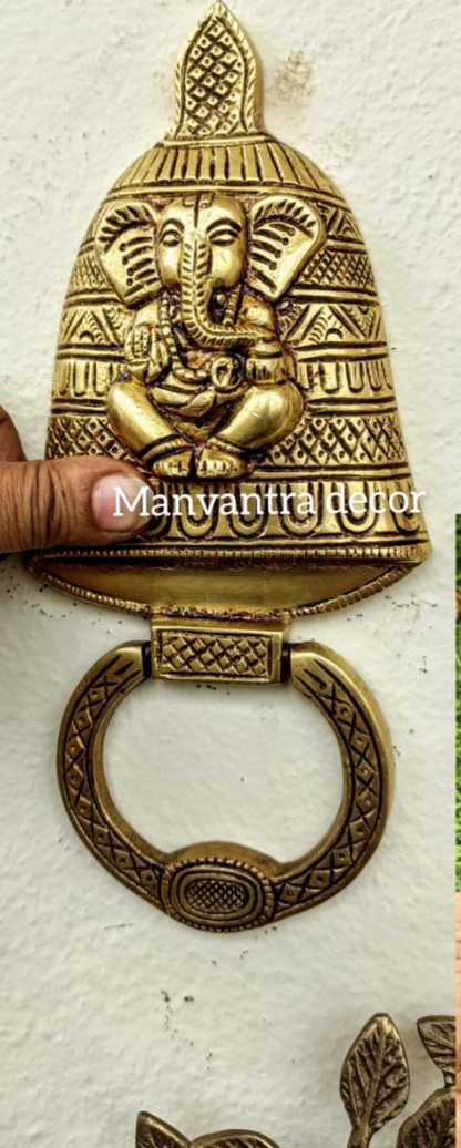 Door knocker Ganesh antique finish