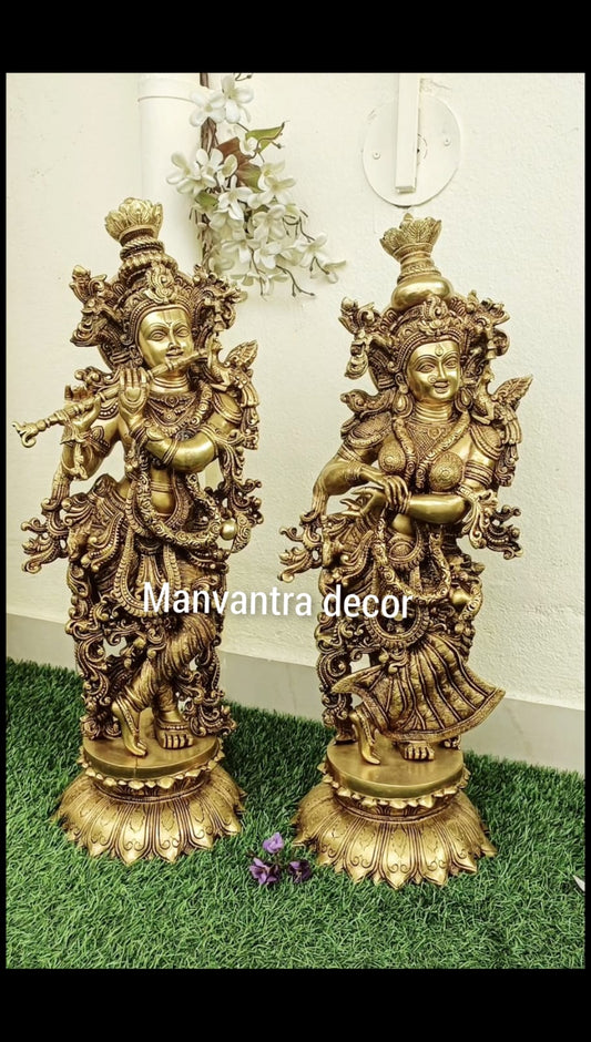 Krishna and Radha set