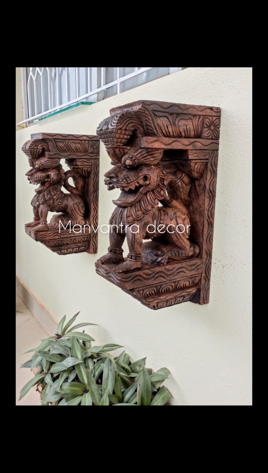 yali corbels pair