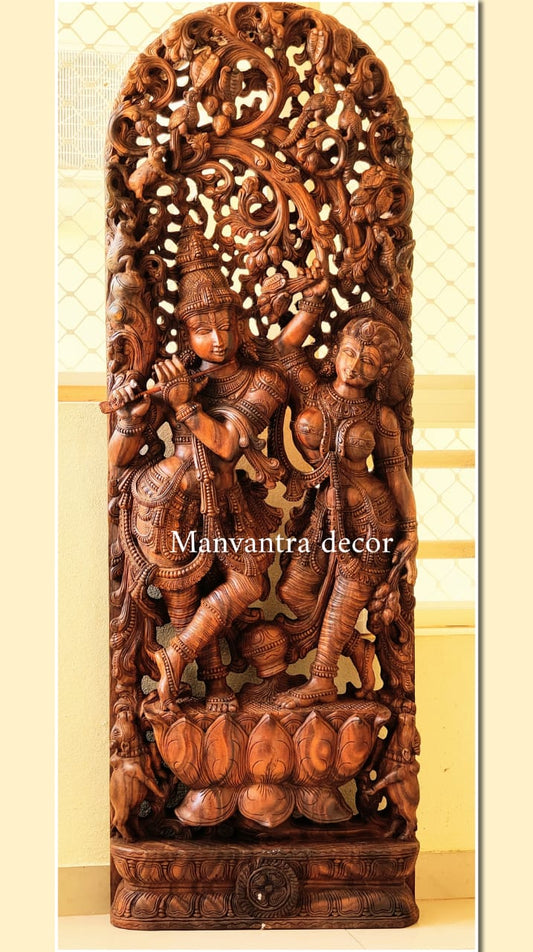 6 feet Radha krishna wall panel