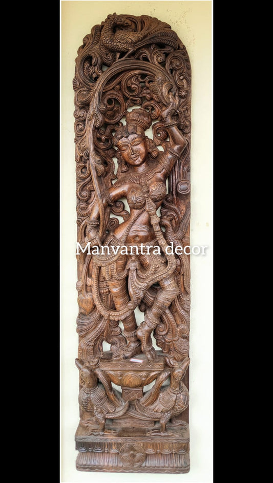 5 feet Apsara wall panel