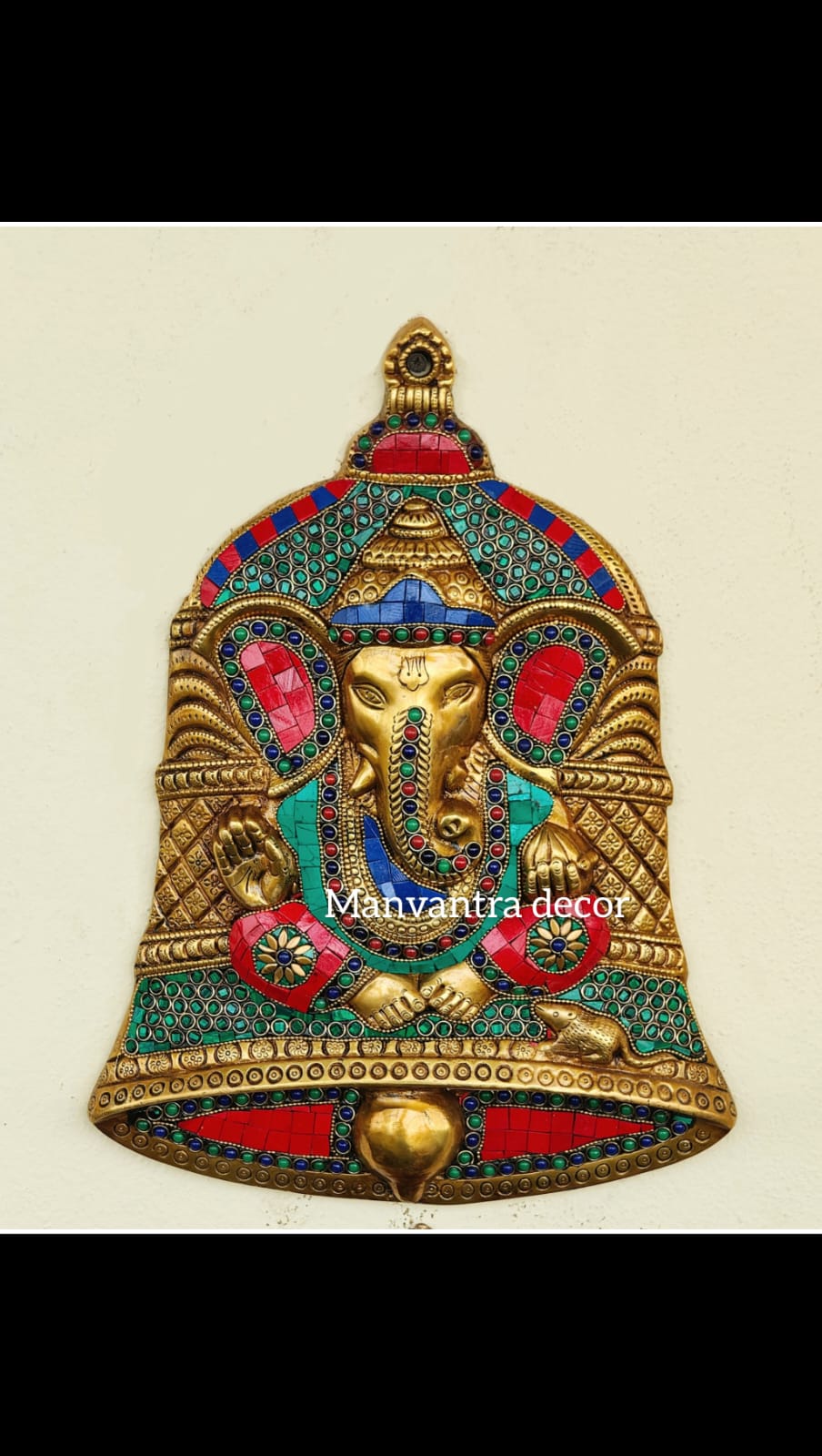 Bell Ganesh wall hang