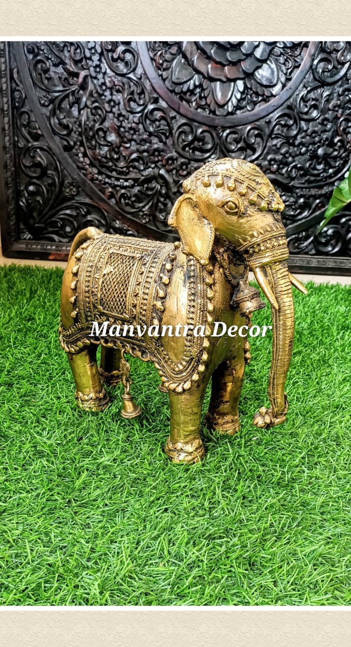 Tribal elephant statue