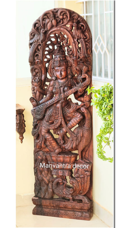 5 feet Saraswathi wall panel