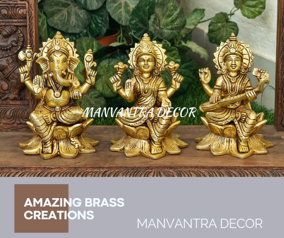 Lakshmi Ganesha Saraswati set