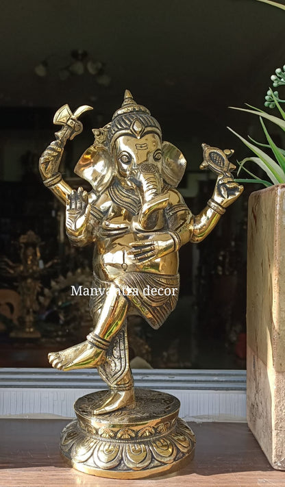 Dancing Ganesha idol