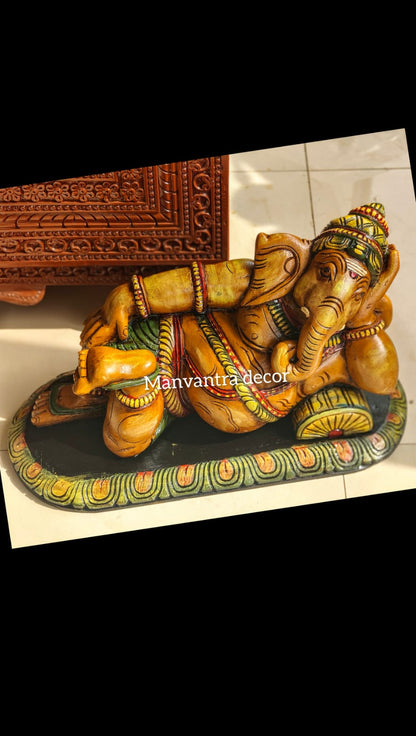 Lying Ganesh idol