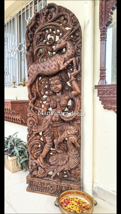 Apsara dancing lady panel